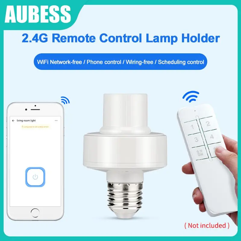 2.4g Smart Light Socket Protocol Wireless Led Lamp Holder Base App Control Remote Control Smart Home 1pc White Pc
2.4g Smart Light Socket Protocol Wireless Led Lamp Holder Base App Control Remote Control Smart Home 1pc White Pc