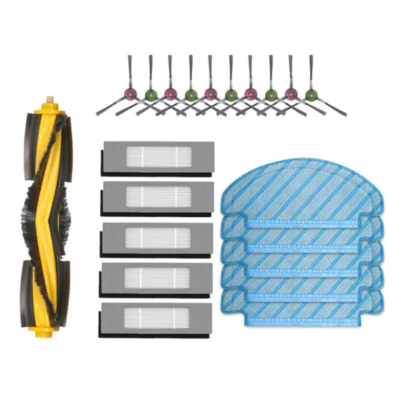 For Deebot OZMO 920 950 T8 T9 2 Hybrid Vac Robot Vacuum Cleaner Main Side Brush Filter Mop Spare Parts
For Deebot OZMO 920 950 T8 T9 2 Hybrid Vac Robot Vacuum Cleaner Main Side Brush Filter Mop Spare Parts