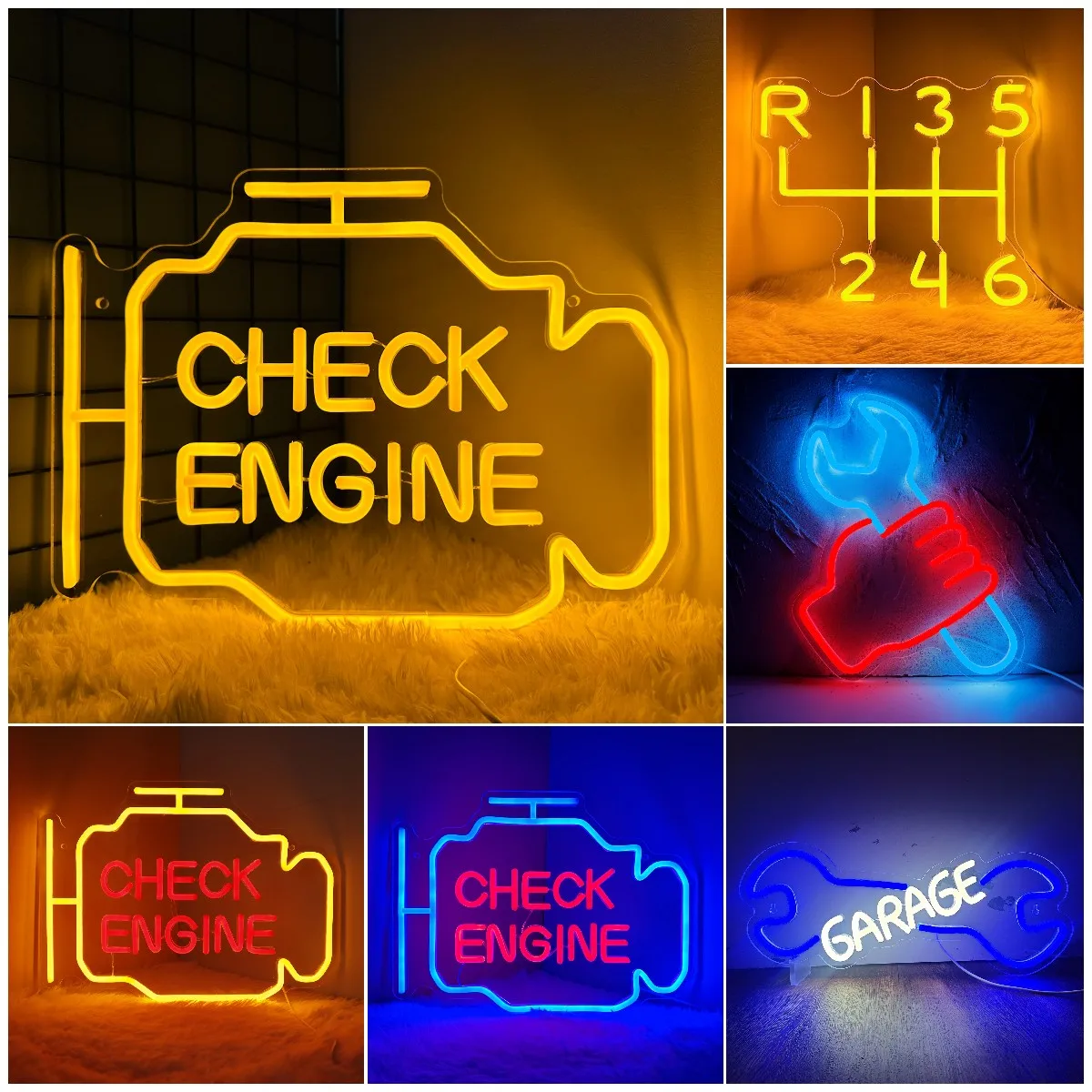 Car Check Engine Neon Sign Led Light Auto Room Garage Repair Shop Home USB Switch Bar Atmosphere Art Wall Decor Gift Lamp
Car Check Engine Neon Sign Led Light Auto Room Garage Repair Shop Home USB Switch Bar Atmosphere Art Wall Decor Gift Lamp