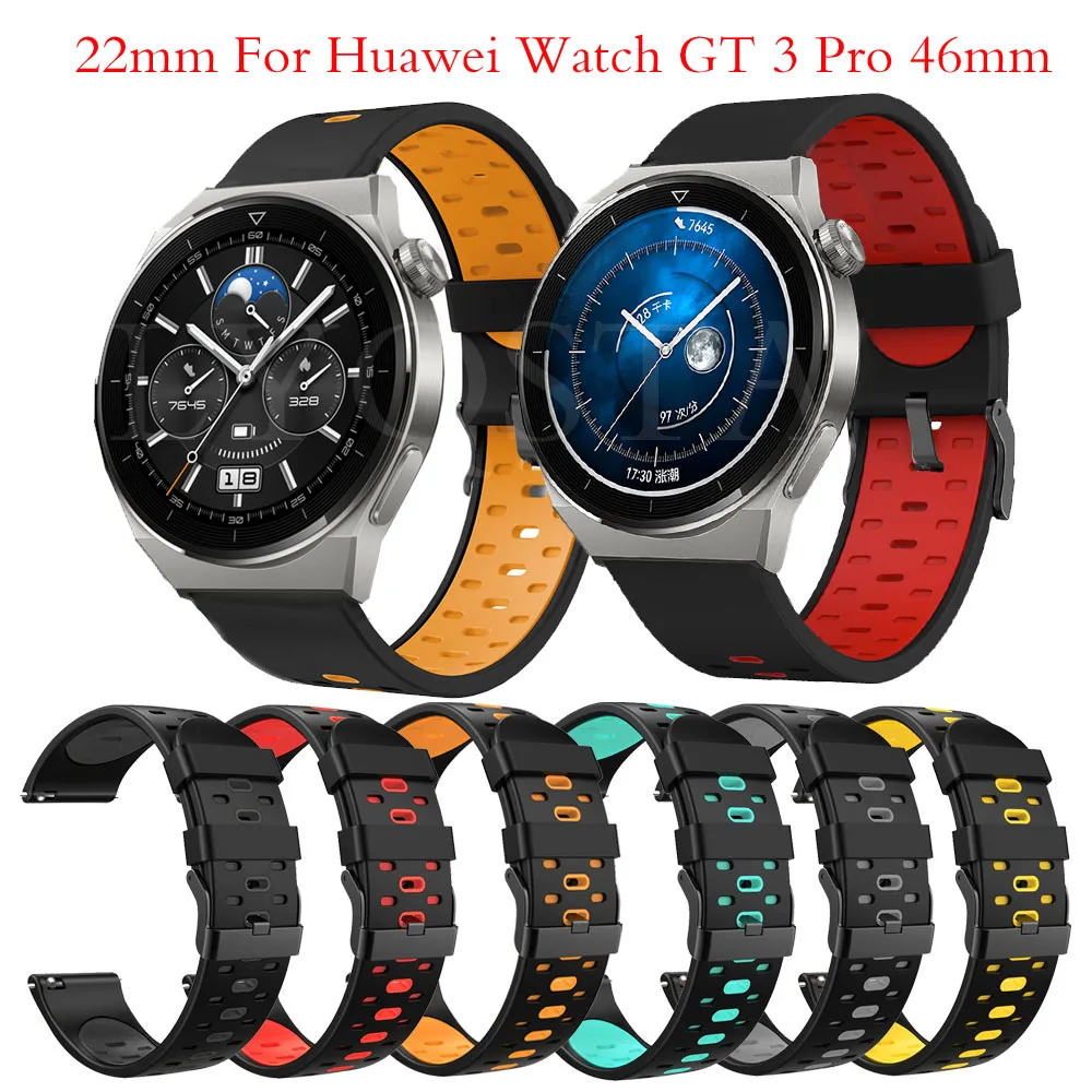 

Silicone Wrist Strap for Huawei Watch GT 42mm46mm Smartwatch Strap for Huawei Watch GT2 Pro GT2 GT3 Pro 46mm Band belt Bracelet