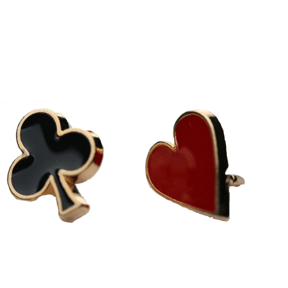 

4Pcs/Set Novelty Poker Themed Lapel Pin For Women Men Suit Dress Decoration Brooch Badge Collar Pins Accessories High Quality