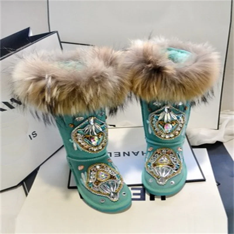 Теплые и удобные сапоги ручной работы из натурального меха лисы, размер 35-39
Теплые и удобные сапоги ручной работы из натурального меха лисы, размер 35-39