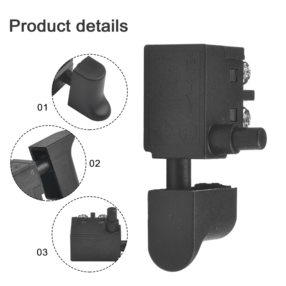 Button Electric Drill Switch Trigger SPST Type Self Rest Speed 250V Control Knob Cutting Lock On Marble Machine
Button Electric Drill Switch Trigger SPST Type Self Rest Speed 250V Control Knob Cutting Lock On Marble Machine
