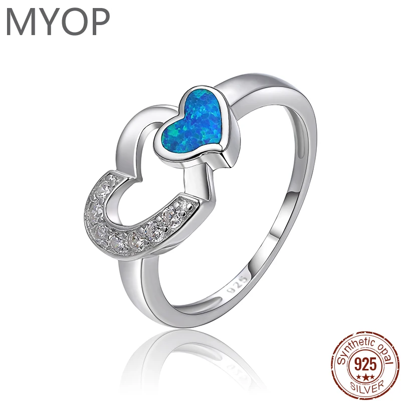 MYOP Synthetic OPAL Blue Size Heart Ring To Celebrate Christmas And Enjoy The Shining, Warm Winter Stories
MYOP Synthetic OPAL Blue Size Heart Ring To Celebrate Christmas And Enjoy The Shining, Warm Winter Stories