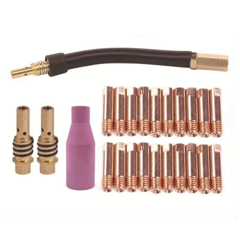 24Pcs 15AK For Binzel Torch/Gun Consumables Electrode Link Rod Tips Goose Neck Bend For MIG Welding Machine 0.8Mm
24Pcs 15AK For Binzel Torch/Gun Consumables Electrode Link Rod Tips Goose Neck Bend For MIG Welding Machine 0.8Mm