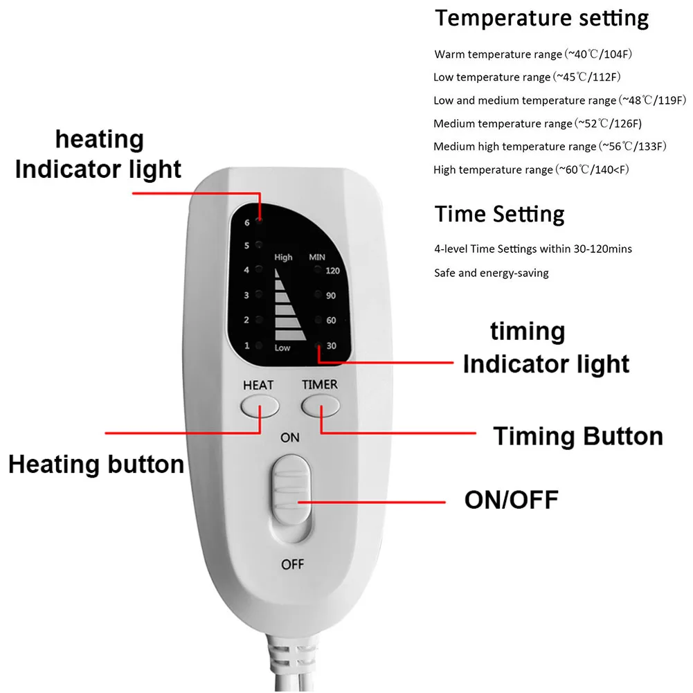 Home Temperature Control Shoulder Physiotherapy Heating Pad Warm Pain Relief Neck Healthy Body Care Intelligent Electric Blanket
Home Temperature Control Shoulder Physiotherapy Heating Pad Warm Pain Relief Neck Healthy Body Care Intelligent Electric Blanket