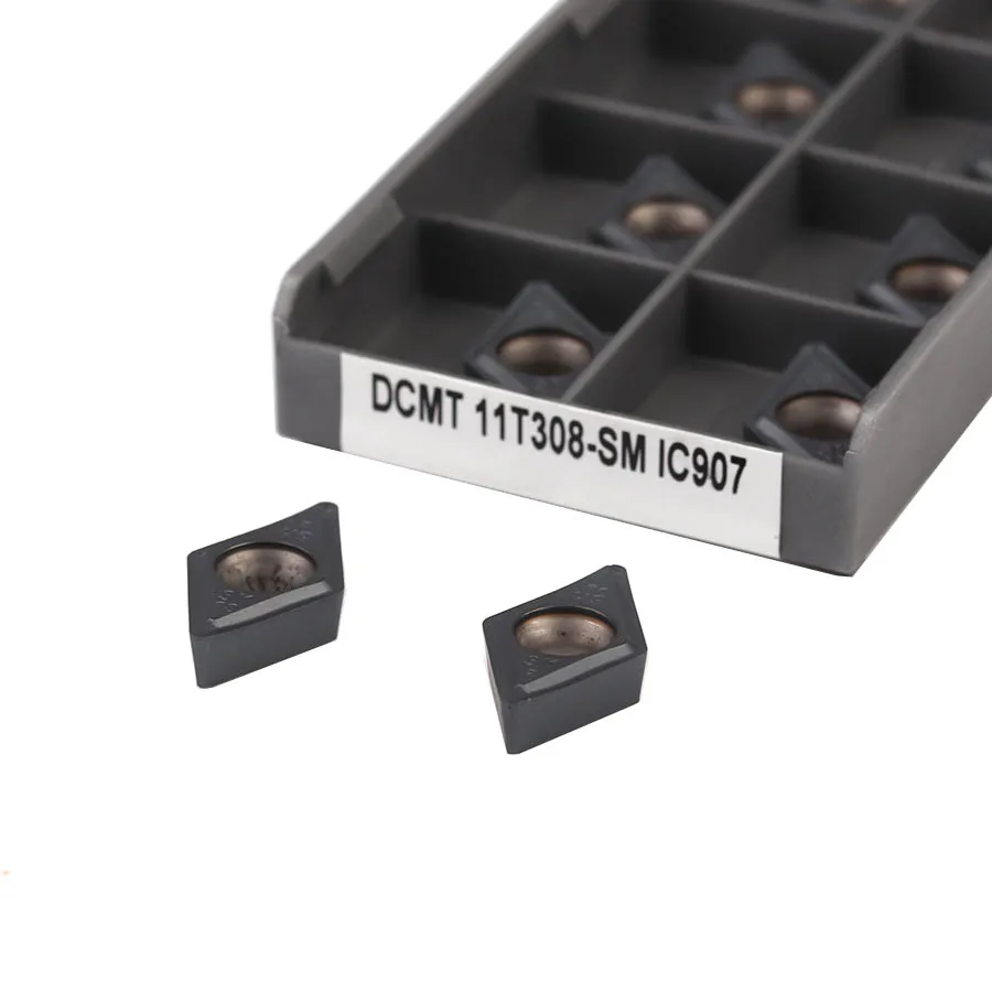 DCMT11T304/11T308-SM IC907 IC908 CNC Lathes Parts High-quality Carbide Inserts Internal Turning Tools Thick Cutting Edge Sturdy
DCMT11T304/11T308-SM IC907 IC908 CNC Lathes Parts High-quality Carbide Inserts Internal Turning Tools Thick Cutting Edge Sturdy
