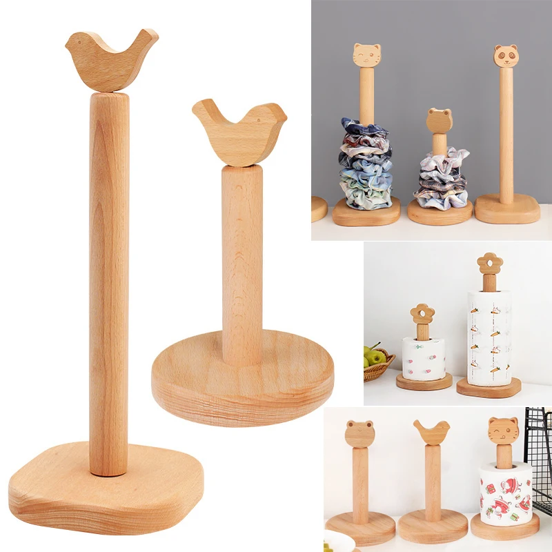 Solid Wood Paper Roll Holder Creative Kitchen Vertical Beech Paper Towel Rack Lazy Rag Storage Rack Scrunchie Head Rope Shelving
Solid Wood Paper Roll Holder Creative Kitchen Vertical Beech Paper Towel Rack Lazy Rag Storage Rack Scrunchie Head Rope Shelving