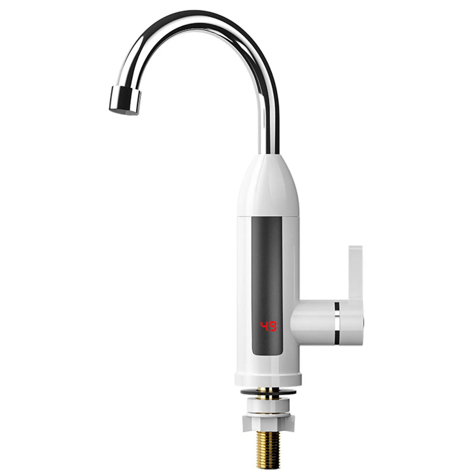 With LED Temperature Display Water Heate Water Heater 360 Degree ABS Shell Gold Kitchen Tap Rose Rotating Sliver
With LED Temperature Display Water Heate Water Heater 360 Degree ABS Shell Gold Kitchen Tap Rose Rotating Sliver
