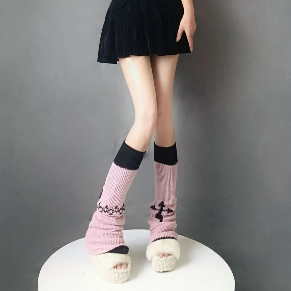 Warm Comfortable Winter Cross Girls Harajuku Style Lolita Boots Cover Knitted Foot Cover Women Leg Warmers Double-sided Wear
Warm Comfortable Winter Cross Girls Harajuku Style Lolita Boots Cover Knitted Foot Cover Women Leg Warmers Double-sided Wear