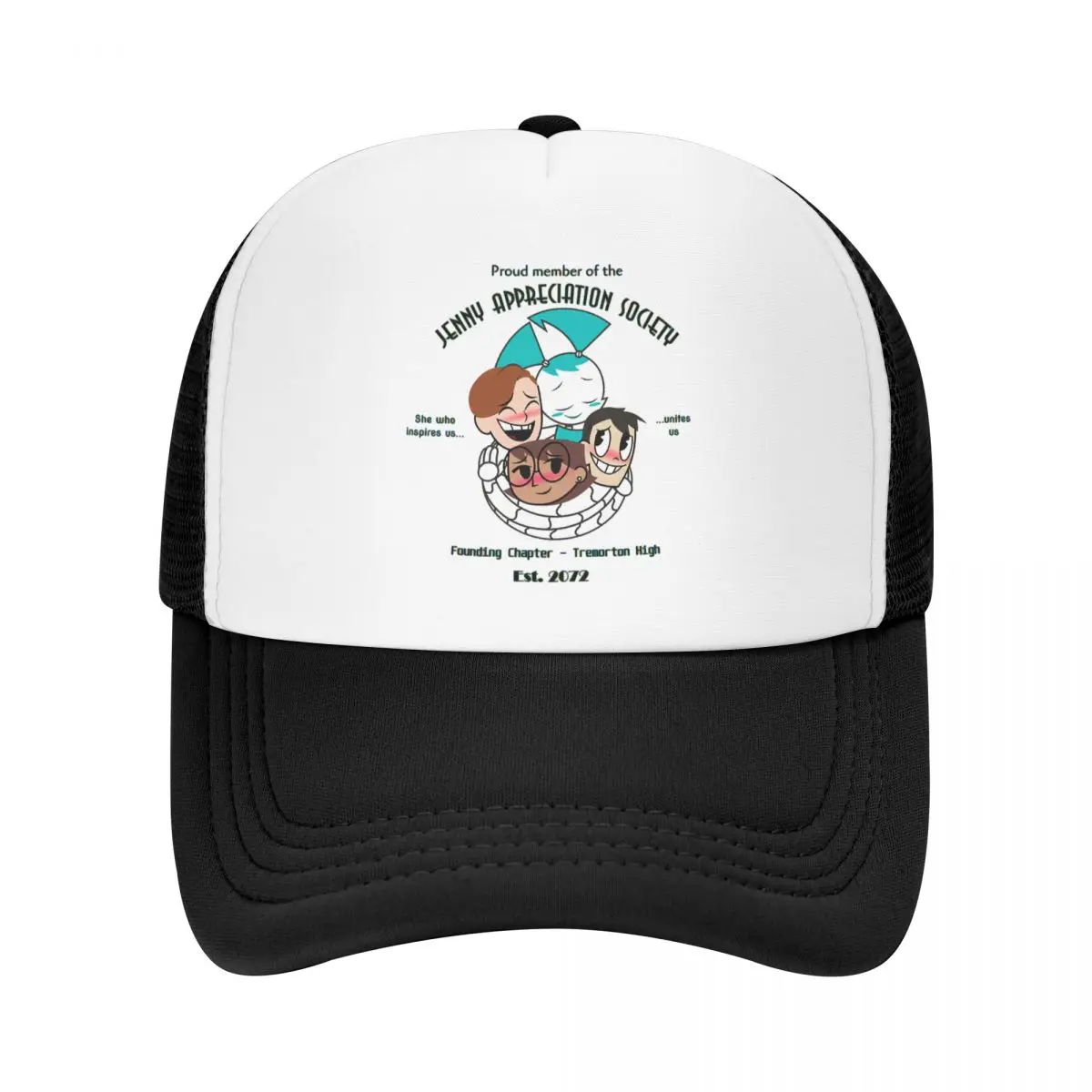 Jenny Appreciation Society Trucker Hats My Life as a Teenage Robot Mesh Net Baseball Cap For Male Female Kpop Caps Streetwear
Jenny Appreciation Society Trucker Hats My Life as a Teenage Robot Mesh Net Baseball Cap For Male Female Kpop Caps Streetwear