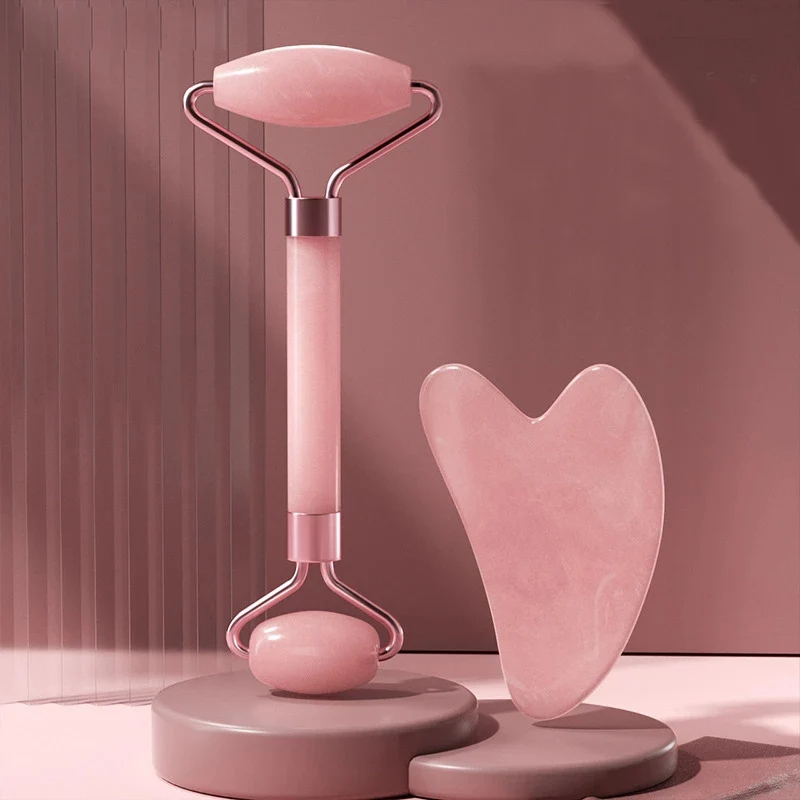 Pink Gua Sha Roller Massager Rose Quartz Scraping Facial Skin Beauty Care Guasha Board Body Natural Scraping Face Massage Tool
Pink Gua Sha Roller Massager Rose Quartz Scraping Facial Skin Beauty Care Guasha Board Body Natural Scraping Face Massage Tool