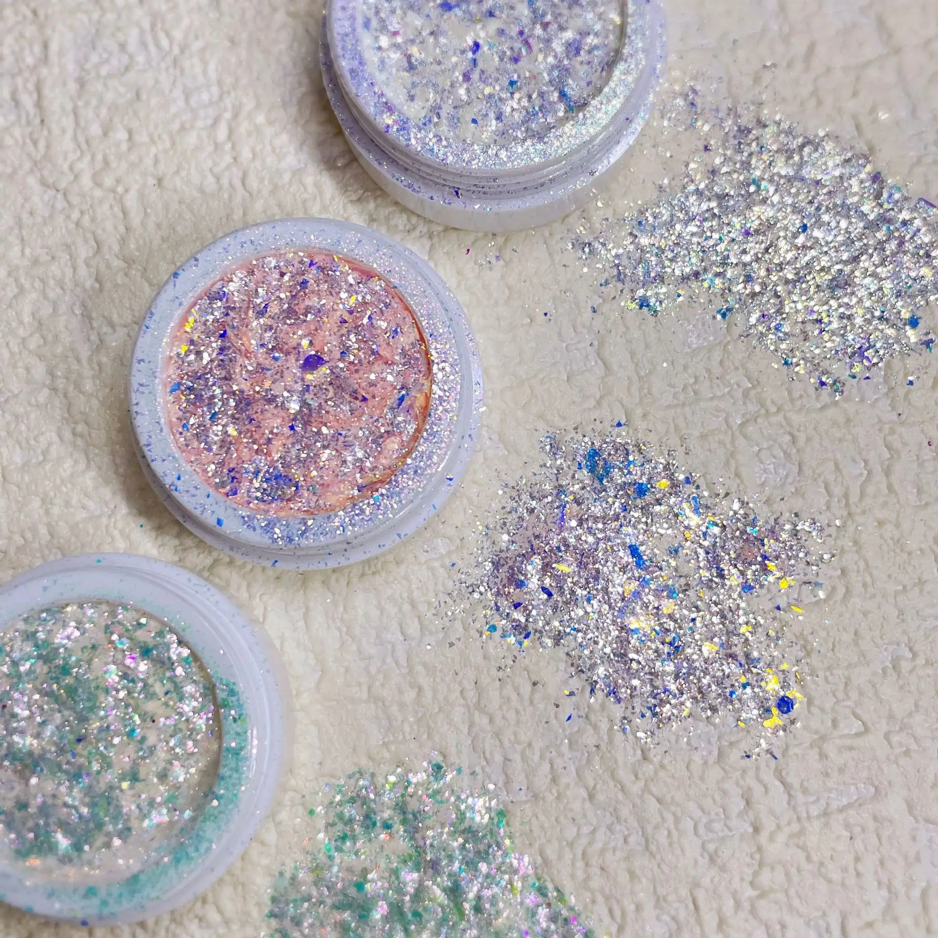 Nail Art Glitter Ultra-Thin Chameleon Irregular Opal Powder 3D Iridescent Aurora Shimmer Foil Flakes For Polish DIY Nail Glitter
Nail Art Glitter Ultra-Thin Chameleon Irregular Opal Powder 3D Iridescent Aurora Shimmer Foil Flakes For Polish DIY Nail Glitter