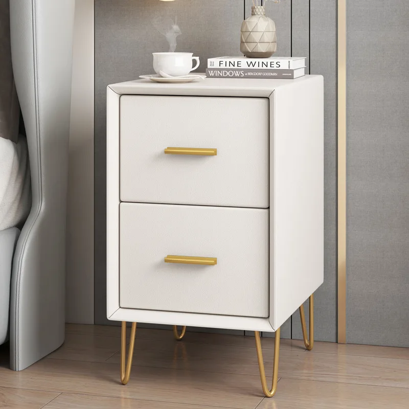 2022 New NightstandsLight Luxury Bedside Table Simple Modern Nordic Ins Leather Mini Small Ultra-narrow Home Bedroom Storage Cab
2022 New NightstandsLight Luxury Bedside Table Simple Modern Nordic Ins Leather Mini Small Ultra-narrow Home Bedroom Storage Cab