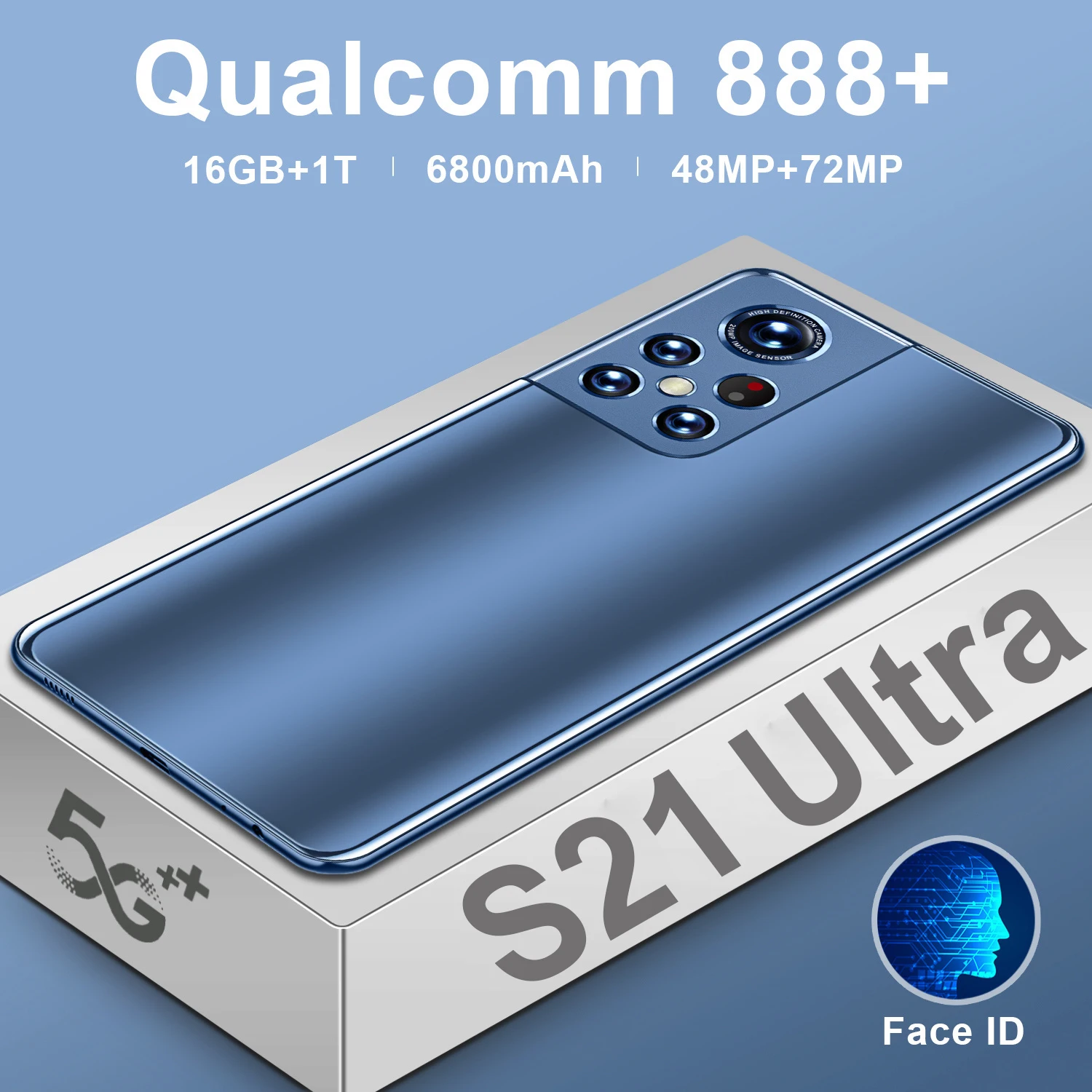S21 Ultra Global Version SmartPhone 6GB +1TB 6.93 HD Inch Android Mobile Phones Unlocked Dual Sim Celulares 5G Network CellPhone
S21 Ultra Global Version SmartPhone 6GB +1TB 6.93 HD Inch Android Mobile Phones Unlocked Dual Sim Celulares 5G Network CellPhone