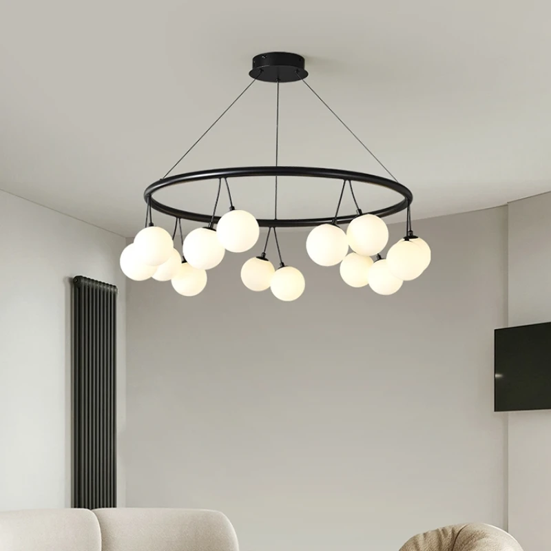 Art Led Chandelier Pendant Lamp Light Modern Glass Black Hanging Kitchen Bedroom Home Decoration Accessories Fixture
Art Led Chandelier Pendant Lamp Light Modern Glass Black Hanging Kitchen Bedroom Home Decoration Accessories Fixture