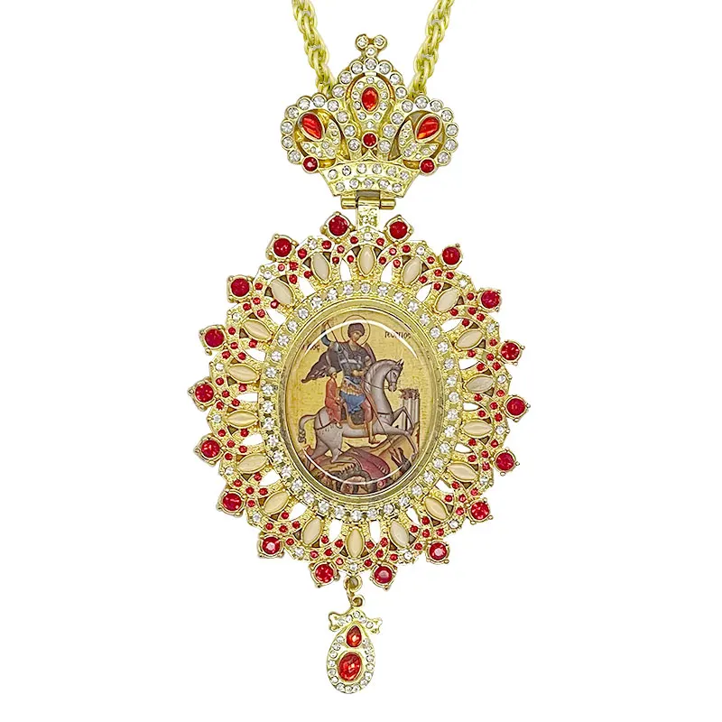 Христианский подвес из цинкового сплава с эмблемой дракона Георгия
Христианский подвес из цинкового сплава с эмблемой дракона Георгия