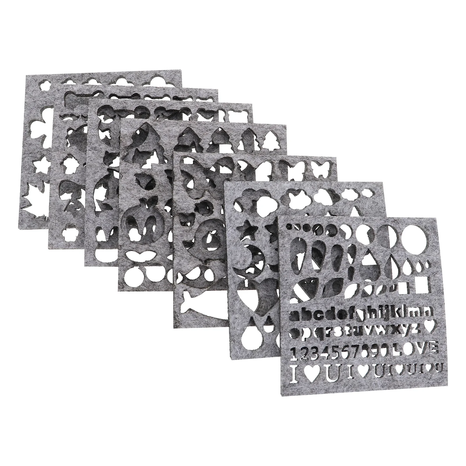7 Molds Wool Felting Stencils Felt Template Woolen Felting Felting Stencils Hand Embroidery Stencil Tools
7 Molds Wool Felting Stencils Felt Template Woolen Felting Felting Stencils Hand Embroidery Stencil Tools