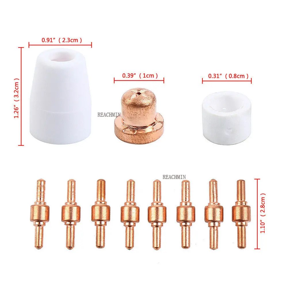 46 Pieces Of Plasma Electrode Nozzle Nozzles For Plasma Cutting Machine 40D CUT40 50D CUT50 Welding Nozzles Accessories
46 Pieces Of Plasma Electrode Nozzle Nozzles For Plasma Cutting Machine 40D CUT40 50D CUT50 Welding Nozzles Accessories