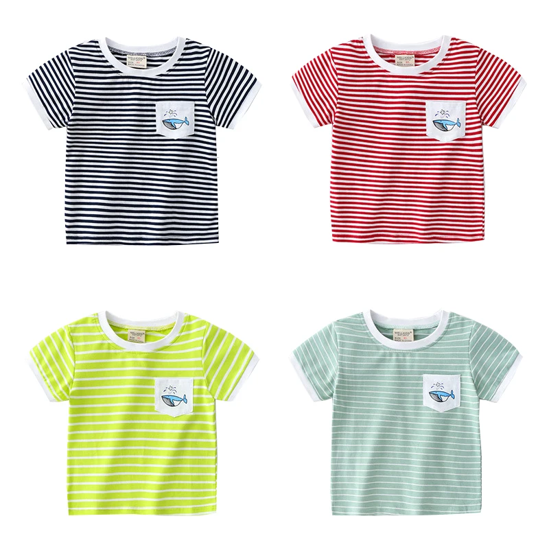 Striped Kids Summer Clothes Fashion Toddler Tshirts Cotton Baby Tee Kids Shirts Children's Clothes
Striped Kids Summer Clothes Fashion Toddler Tshirts Cotton Baby Tee Kids Shirts Children's Clothes