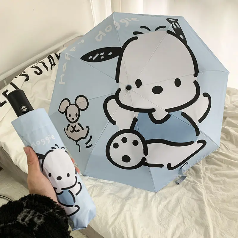 Cute Pochacco Full-Automatic Sun Umbrella Sunscreen Uv-Proof Cartoon Student Foldable Sunny and Rain Umbrella Sunscreen Parasol
Cute Pochacco Full-Automatic Sun Umbrella Sunscreen Uv-Proof Cartoon Student Foldable Sunny and Rain Umbrella Sunscreen Parasol