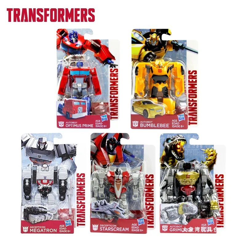 

Hasbro Transformers Optimus Prime Bumblebee Megatron Starscream Doll Gifts Toy Anime Action Figures Model Collect Ornaments