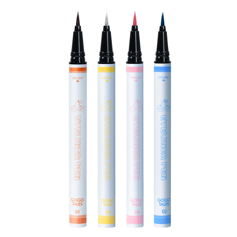 GOGOTALES 4 Colors Liquid Eyeliner Long Lasting Non-smudge Waterproof Sweat-proof Quick-drying Non-discoloring Eyeliner Pencil
GOGOTALES 4 Colors Liquid Eyeliner Long Lasting Non-smudge Waterproof Sweat-proof Quick-drying Non-discoloring Eyeliner Pencil
