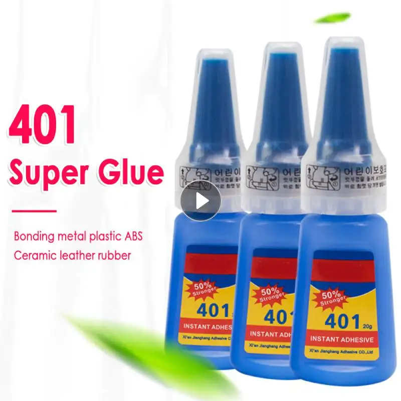 

401 супер клей мгновенный быстрый клей 20 мл бутылка сильнее супер клей многоцелевой фиксатор Горячая супер сильный жидкий бесцветный клей