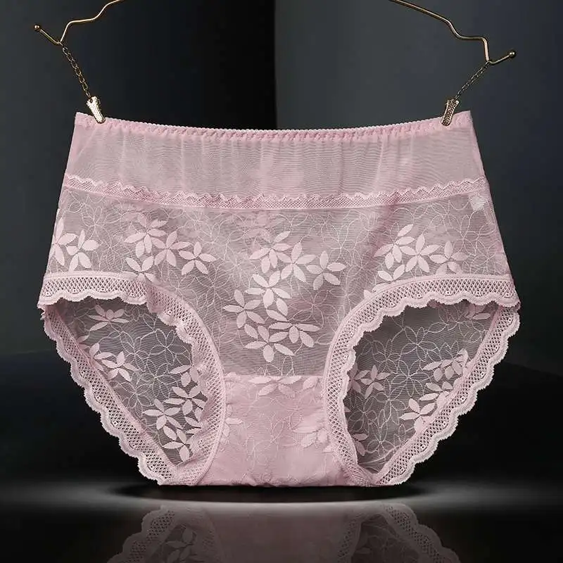 Large Size Panties For Women Briefs Transparent Lace Hollow Out High Waist Sexy Underwear
Large Size Panties For Women Briefs Transparent Lace Hollow Out High Waist Sexy Underwear