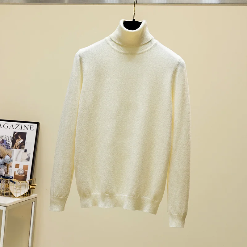 Winter Wool Sweater Casual Simple Tops Vintage Knitted Bottom Sweater Women Autumn Long Sleeve Turtleneck Pullover Jumper 28712
Winter Wool Sweater Casual Simple Tops Vintage Knitted Bottom Sweater Women Autumn Long Sleeve Turtleneck Pullover Jumper 28712