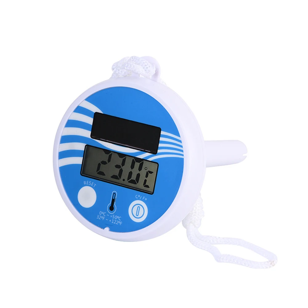 Floating Digital Swimming Pool Thermometer Solar Powered Outdoor Wireless Thermometer Waterproof LCD Display Spa Accessories
Floating Digital Swimming Pool Thermometer Solar Powered Outdoor Wireless Thermometer Waterproof LCD Display Spa Accessories