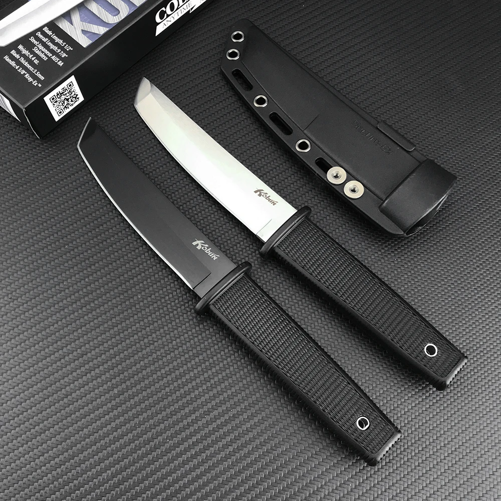Cold Steel Hunting Survival Fixed Tanto Blade Knife AUS 8A Blade with Kydex Sheath Tactical Military Protable Straight Knives
Cold Steel Hunting Survival Fixed Tanto Blade Knife AUS 8A Blade with Kydex Sheath Tactical Military Protable Straight Knives