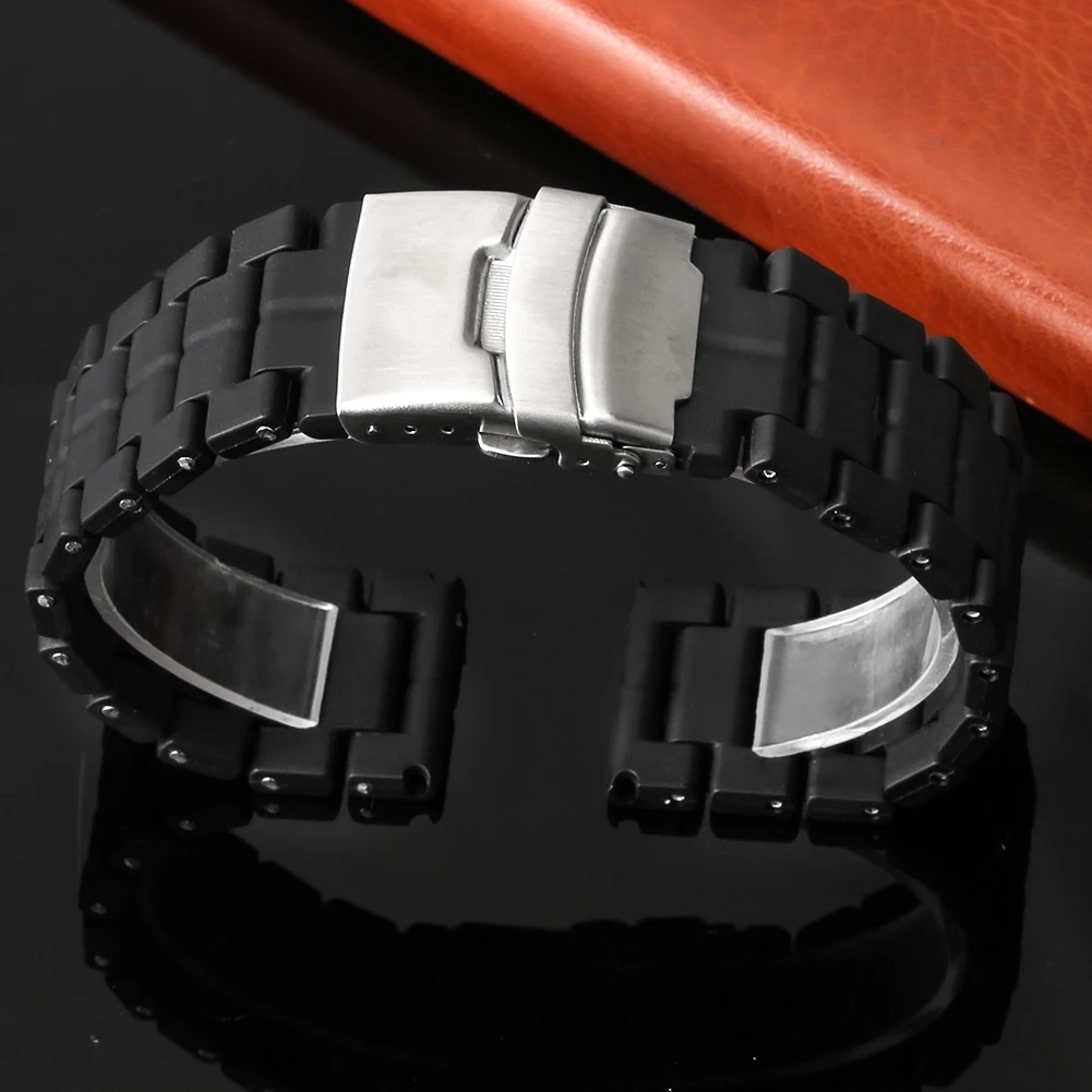 Мягкий пластиковый сменный ремешок для ремешка телефона 23 мм для браслета, черный ремешок для наручных часов, складная застежка с безопасно...
Мягкий пластиковый сменный ремешок для ремешка телефона 23 мм для браслета, черный ремешок для наручных часов, складная застежка с безопасно...