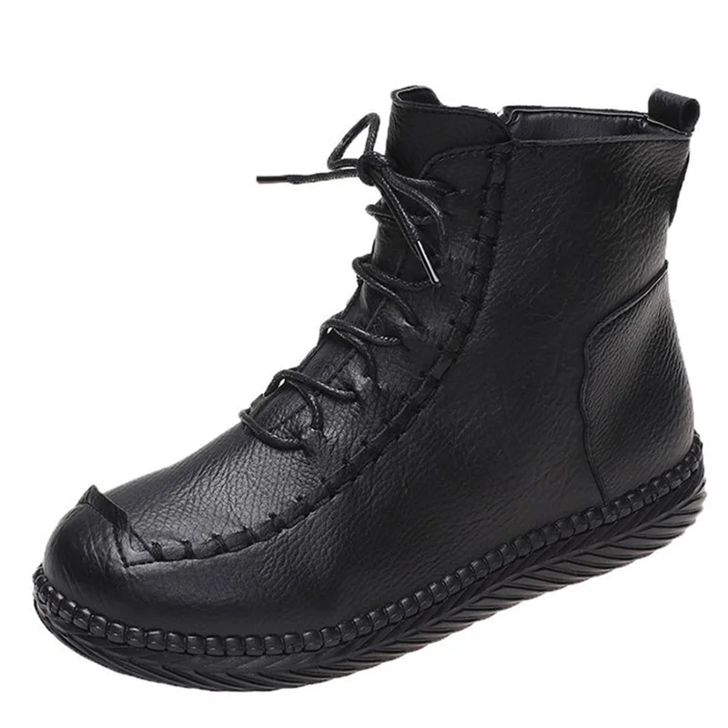 Soft Sole Comfortable Lace Up Zipper Short Boots for Women Women's Ankle Boots Ladies Flat Shoes Round Toe Female Sneakers Shoes 
Soft Sole Comfortable Lace Up Zipper Short Boots for Women Women's Ankle Boots Ladies Flat Shoes Round Toe Female Sneakers Shoes