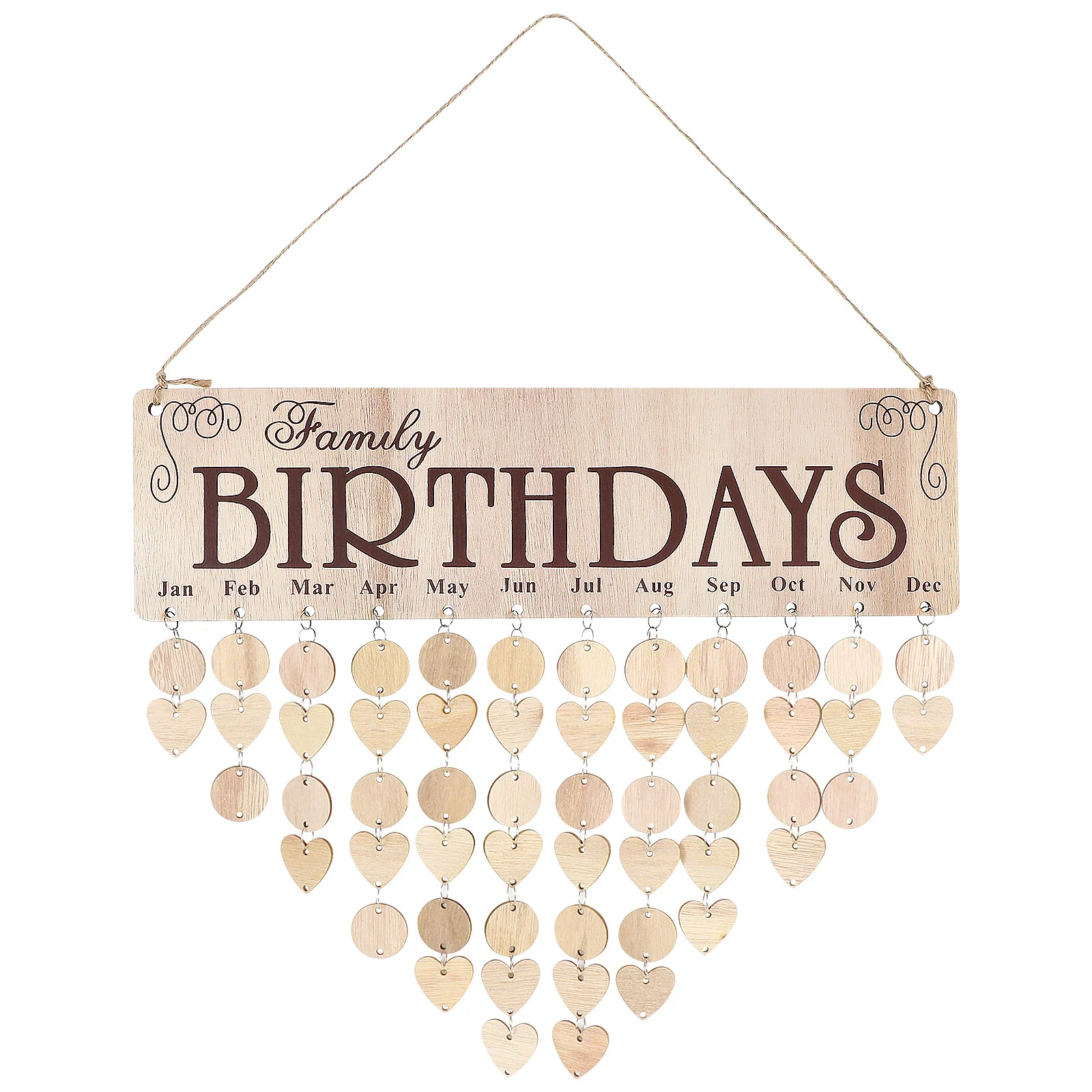 In Remembrance Gifts Wall Decoration Reminder Board Home Hanging Birthday Calendar DIY
In Remembrance Gifts Wall Decoration Reminder Board Home Hanging Birthday Calendar DIY