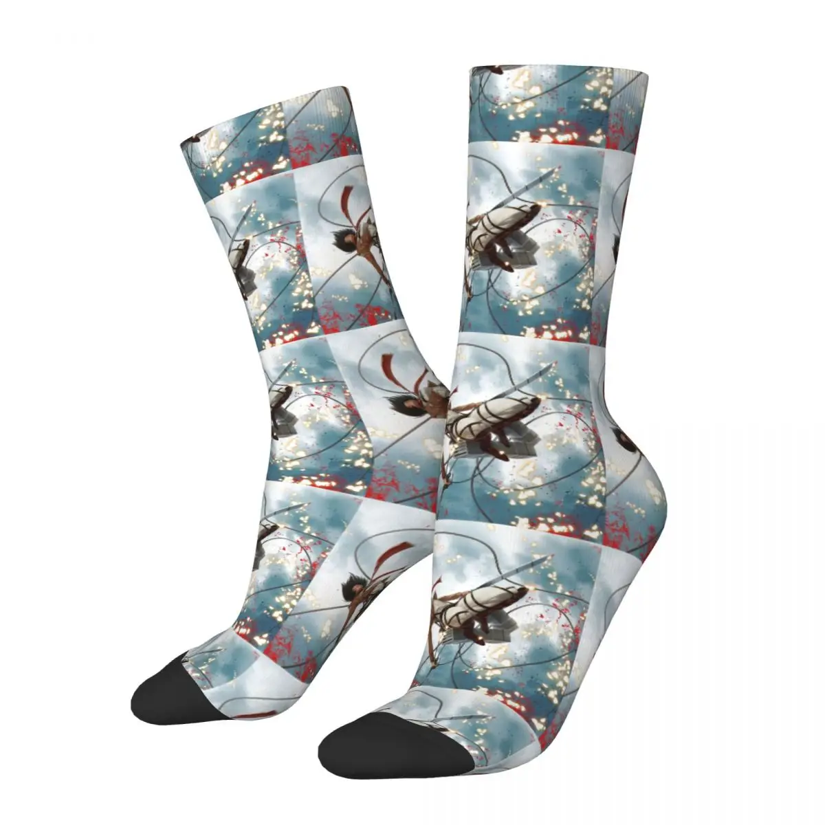 Funny Crazy Sock for Men Mikasa Ackerman Flowers Harajuku Attack on Titan Giant Fighting Anime Pattern Printed Boys Crew Sock
Funny Crazy Sock for Men Mikasa Ackerman Flowers Harajuku Attack on Titan Giant Fighting Anime Pattern Printed Boys Crew Sock