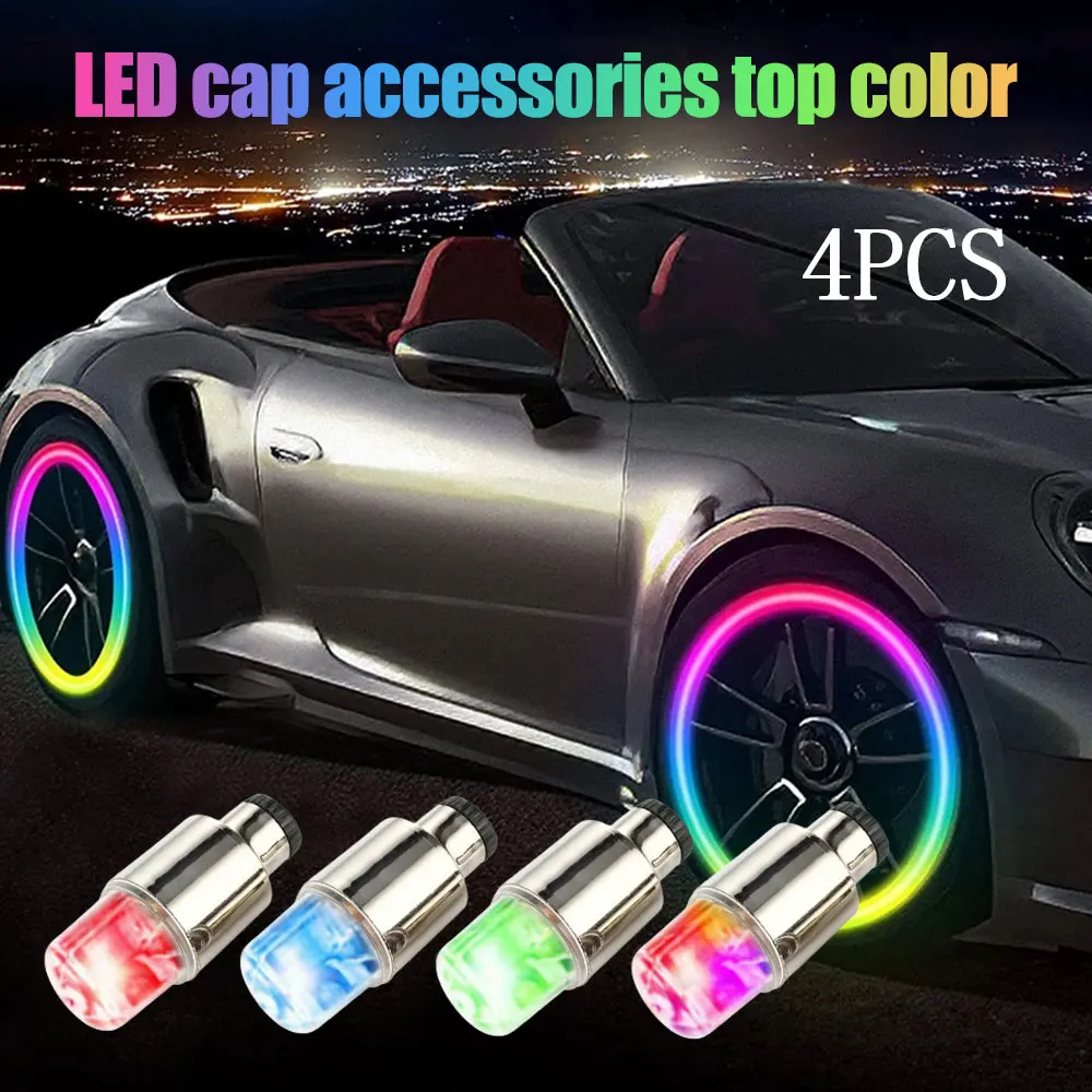 4pcs Colorful Flashing Light Car Auto Wheel Tire Tyre Air Valve Stem LED Light Cap Cover Accessories Top For Bike, Car, Motorcyc
4pcs Colorful Flashing Light Car Auto Wheel Tire Tyre Air Valve Stem LED Light Cap Cover Accessories Top For Bike, Car, Motorcyc