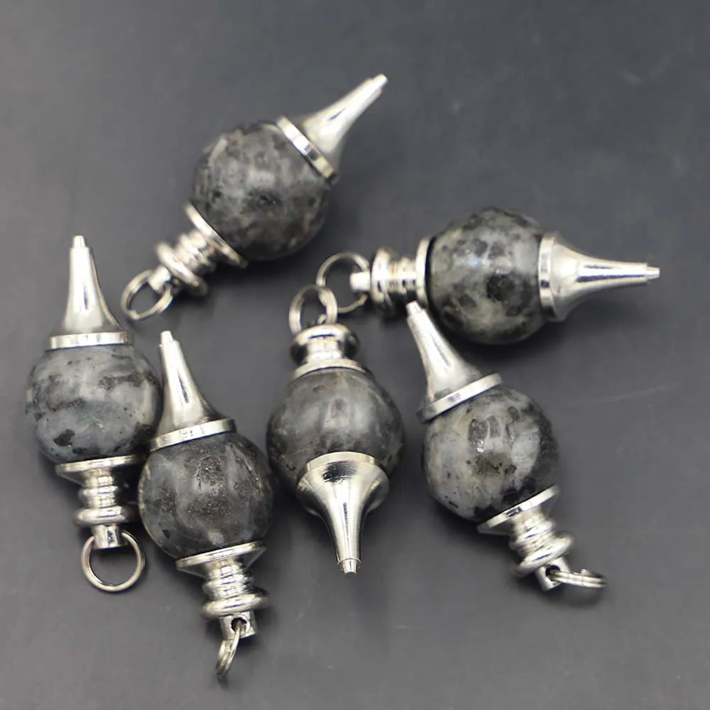 New Good Quality Natural Stone Ball Pendulum Charms Pendants Labradorite for Necklaces Fashion Jewelry Making Wholesale 6pcs
New Good Quality Natural Stone Ball Pendulum Charms Pendants Labradorite for Necklaces Fashion Jewelry Making Wholesale 6pcs