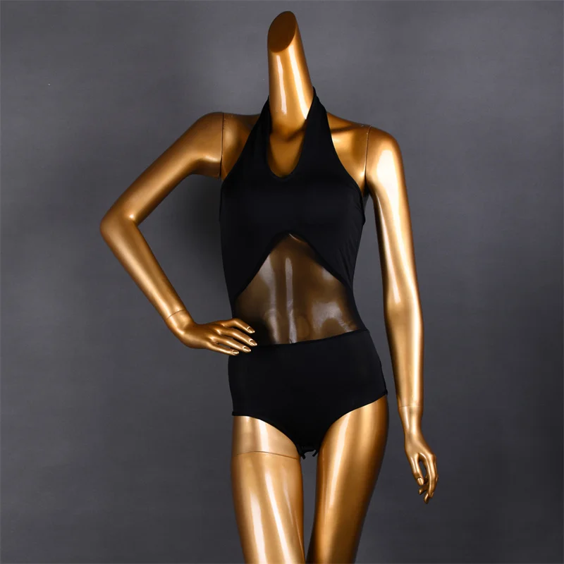 Women Latin Dance Costumes Adult Backless Joined-up Neck V-neck Tops Female Sleeveless Vest Ballroom Samba Stage Clothes
Women Latin Dance Costumes Adult Backless Joined-up Neck V-neck Tops Female Sleeveless Vest Ballroom Samba Stage Clothes