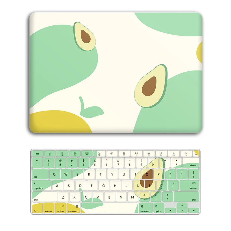 1 SET Cartoon Avocado Type Laptop Case Protector For Macbook Notebook Cover With Keyboard Mask Customize Laptop Case Decoration
1 SET Cartoon Avocado Type Laptop Case Protector For Macbook Notebook Cover With Keyboard Mask Customize Laptop Case Decoration
