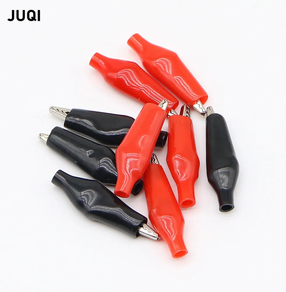 20pcs lot 35mm Metal Alligator Clip G98 Crocodile Electrical Clamp for Testing Probe Meter Black/Red with Plastic Boot
20pcs lot 35mm Metal Alligator Clip G98 Crocodile Electrical Clamp for Testing Probe Meter Black/Red with Plastic Boot