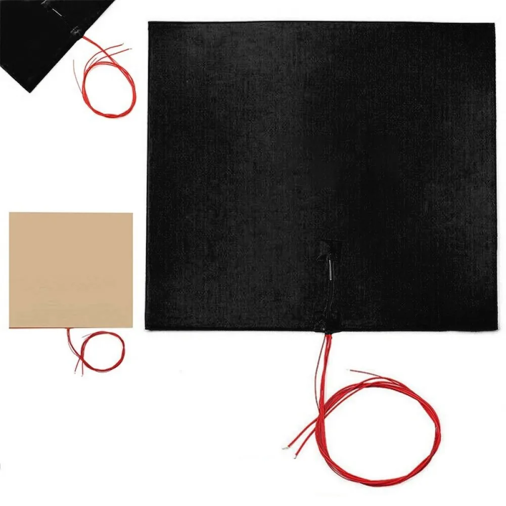 1400W 220V Silicone Heating Pad 350*350*1.5mm Black Insulation Pad For Printer Hot Bed Power Heating Tool Accessories
1400W 220V Silicone Heating Pad 350*350*1.5mm Black Insulation Pad For Printer Hot Bed Power Heating Tool Accessories