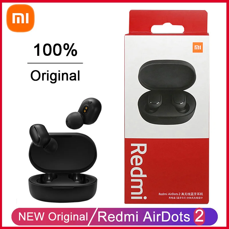 100% Original Xiaomi Redmi AirDots 2 Fone Wireless Earphone Bluetooth Headset Mi Ture Wireless Headphones Airdots In-Ear Earbuds
100% Original Xiaomi Redmi AirDots 2 Fone Wireless Earphone Bluetooth Headset Mi Ture Wireless Headphones Airdots In-Ear Earbuds