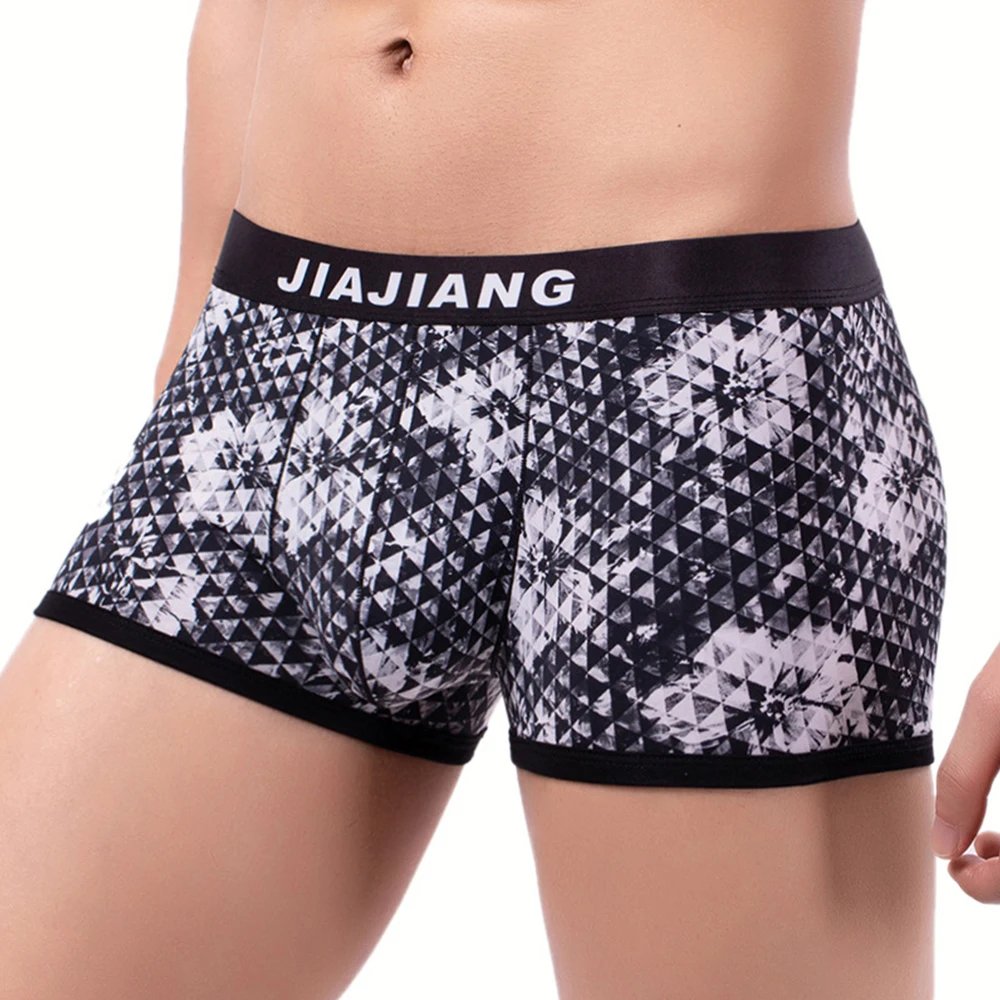 Men's Sexy Breathable Tulle Underwear Boxer Shorts Snakeskin Print Underpants Shorts U Convex Pouch Gay Underwear Man Boxershort
Men's Sexy Breathable Tulle Underwear Boxer Shorts Snakeskin Print Underpants Shorts U Convex Pouch Gay Underwear Man Boxershort