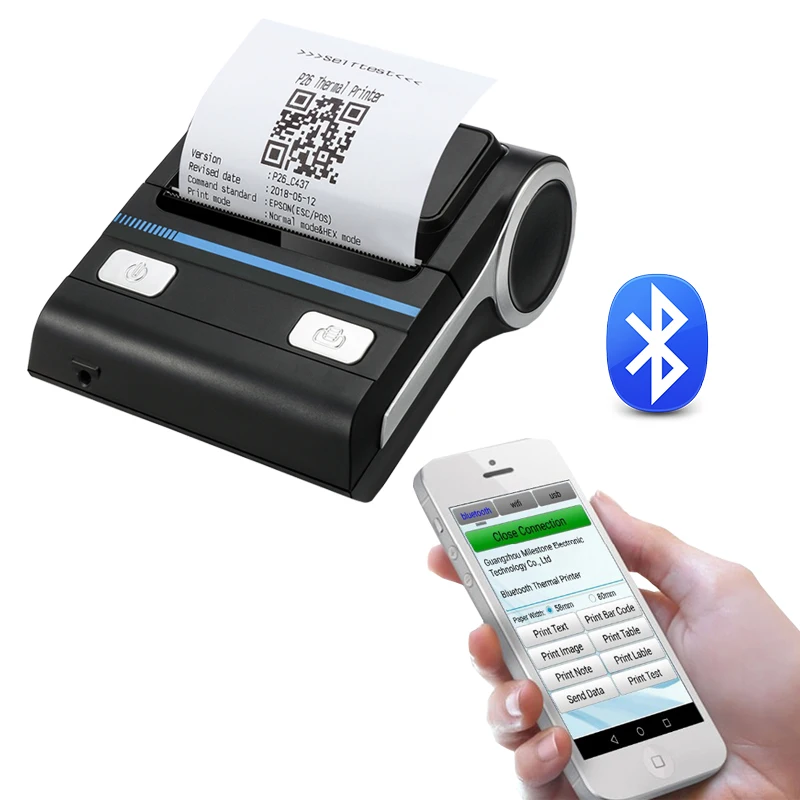 80mm 3'' Wireless Portable Thermal Receipt Printer POS Printer with USB Bluetooth for Hotel Kitchen Restaurant Separated Battery
80mm 3'' Wireless Portable Thermal Receipt Printer POS Printer with USB Bluetooth for Hotel Kitchen Restaurant Separated Battery