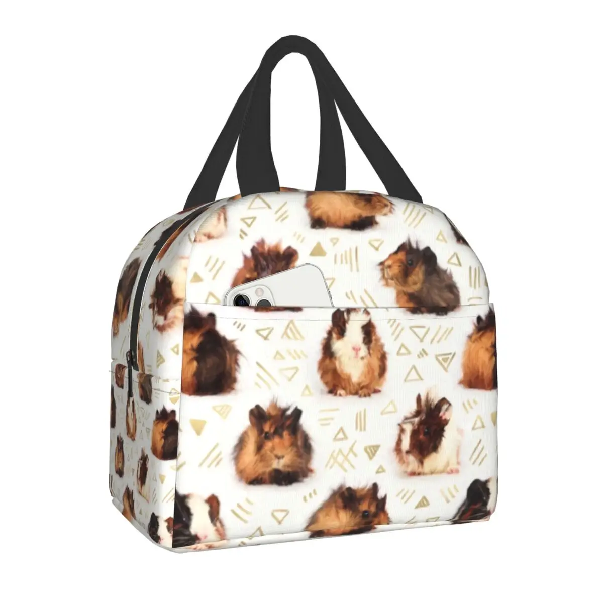 Cute Guinea Pig Pet Resuable Lunch Box for Women Waterproof Animal Cooler Thermal Food Insulated Lunch Bag Office Work
Cute Guinea Pig Pet Resuable Lunch Box for Women Waterproof Animal Cooler Thermal Food Insulated Lunch Bag Office Work