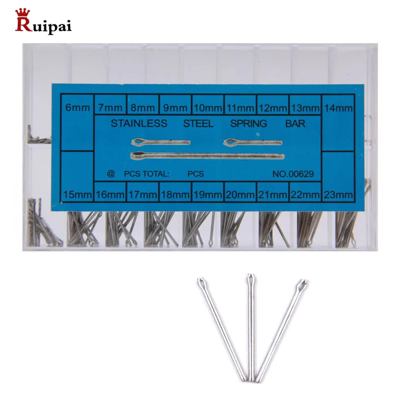 360Pcs 6-23mm Watch Slip Pin Spring Bars Strap Link Pins Watch Strap Fixed Axis Surface Shaft Tool
360Pcs 6-23mm Watch Slip Pin Spring Bars Strap Link Pins Watch Strap Fixed Axis Surface Shaft Tool