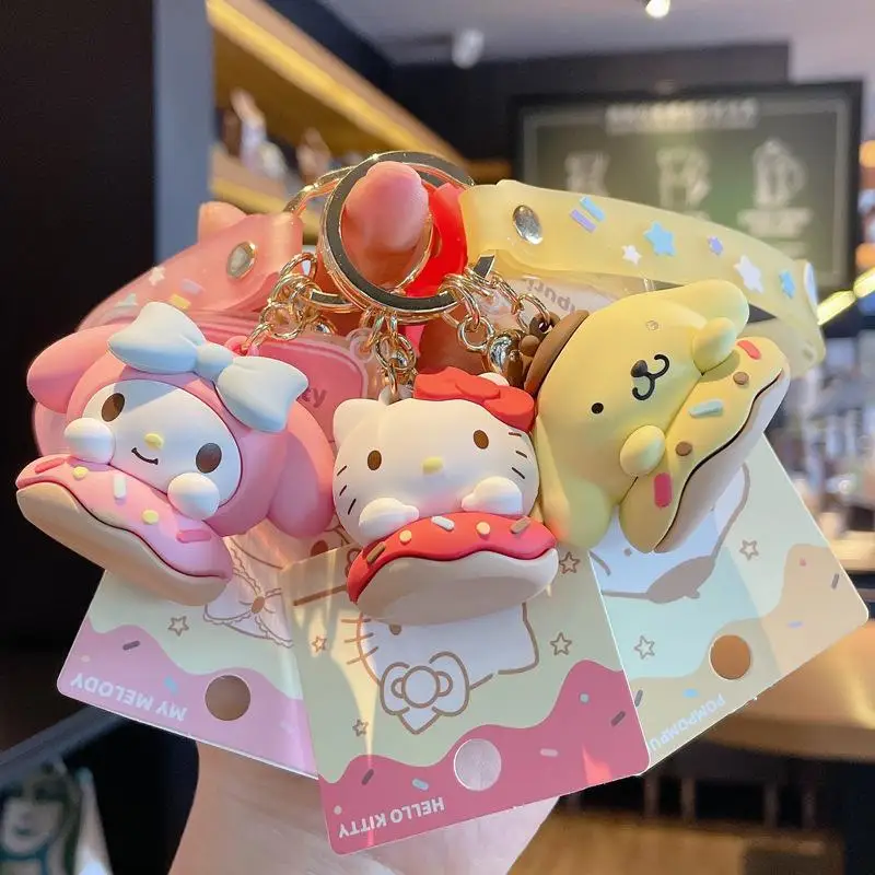 Силиконовый брелок с помпоном Sanrio, милый модный трендовый кулон для автомобильной сумки, с защитой от падения, подарок для детей и студентов
Силиконовый брелок с помпоном Sanrio, милый модный трендовый кулон для автомобильной сумки, с защитой от падения, подарок для детей и студентов