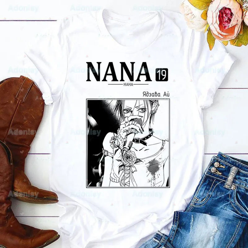 Nana Manga T Shirt Women Graphic BLAST Ren Honjo T-shirt Harajuku Nana Komatsu Tops Tee Cute Short Sleeve Nana Osaki Tshirts
Nana Manga T Shirt Women Graphic BLAST Ren Honjo T-shirt Harajuku Nana Komatsu Tops Tee Cute Short Sleeve Nana Osaki Tshirts