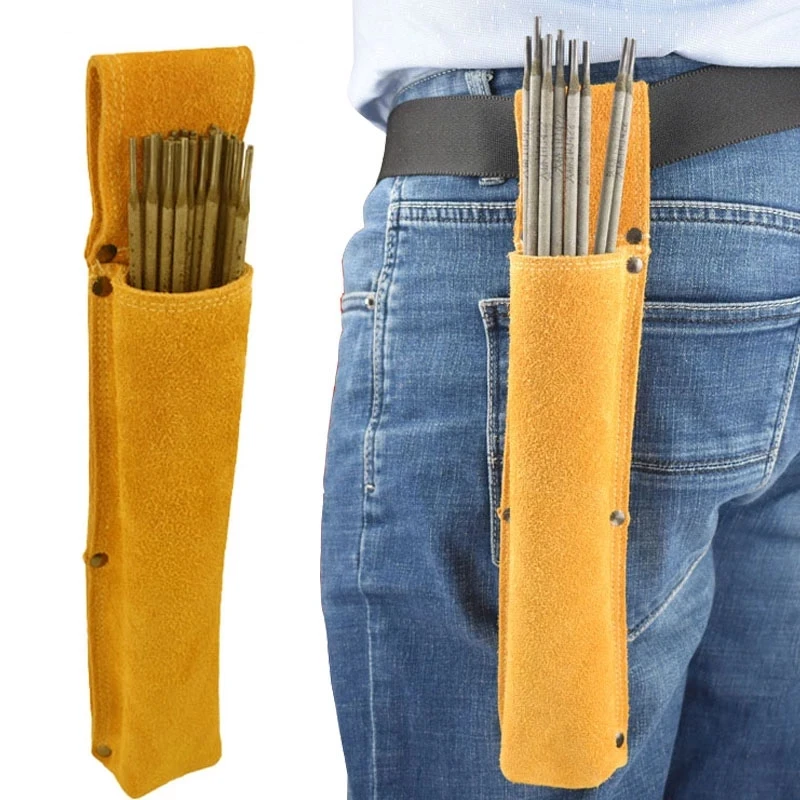 Belt Welding Rod Bag Electrode Leather Soft Storage Bag Strong Tool Bag Waist Bag Wear Resistant Wear-resistant
Belt Welding Rod Bag Electrode Leather Soft Storage Bag Strong Tool Bag Waist Bag Wear Resistant Wear-resistant